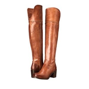 Frye OTK tan Leather Boots